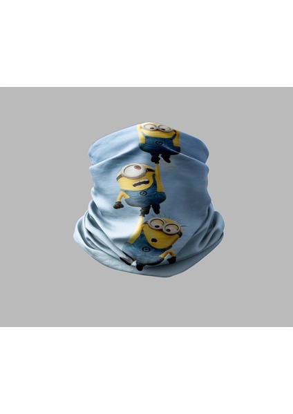 Minyonlar Tasarımlı Motorcu Buff Maske Outdoor Boyunluk Unisex Bandana