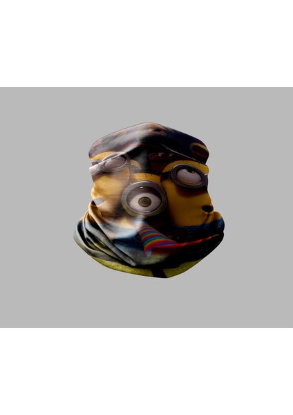 Minyonlar Tasarımlı Motorcu Buff Maske Outdoor Boyunluk Unisex Bandana