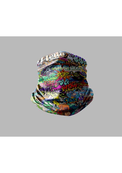 Karışık Çok Desenli Tasarımlı Motorcu Buff Maske Outdoor Boyunluk Unisex Bandana