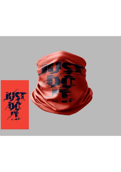 Yazı Tasarımlı Motorcu Buff Maske Outdoor Boyunluk Unisex Bandana