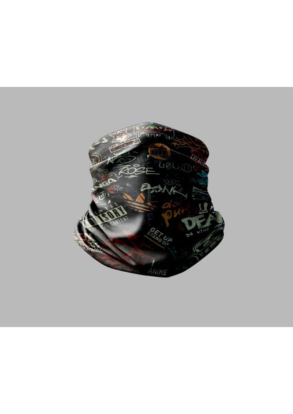 Karışık Çok Desenli Tasarımlı Motorcu Buff Maske Outdoor Boyunluk Unisex Bandana