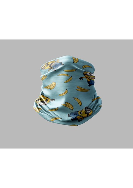 Minyonlar Tasarımlı Motorcu Buff Maske Outdoor Boyunluk Unisex Bandana