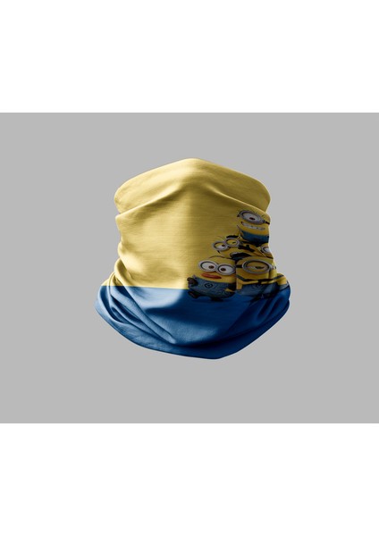 Minyonlar Tasarımlı Motorcu Buff Maske Outdoor Boyunluk Unisex Bandana