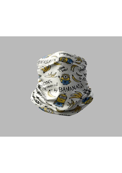 Minyonlar Tasarımlı Motorcu Buff Maske Outdoor Boyunluk Unisex Bandana