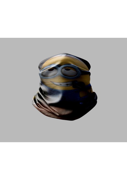 Minyonlar Tasarımlı Motorcu Buff Maske Outdoor Boyunluk Unisex Bandana