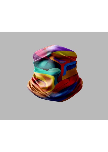 Color Full Tasarımlı Motorcu Buff Maske Outdoor Boyunluk Unisex Bandana