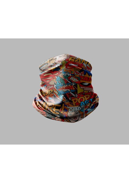 Karışık Çok Desenli Tasarımlı Motorcu Buff Maske Outdoor Boyunluk Unisex Bandana