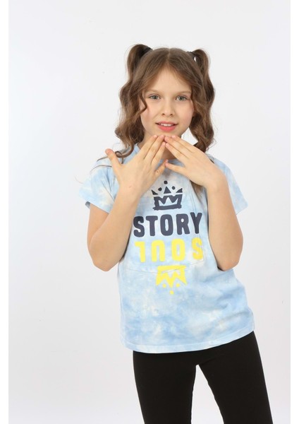 Toontoy Kız Çocuk Story Soul Baskılı Tişört modelleri