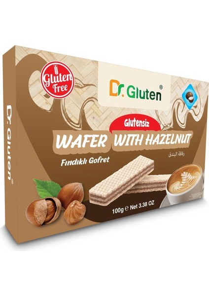 Glutensiz Fındık Krema Gofret 100 gr