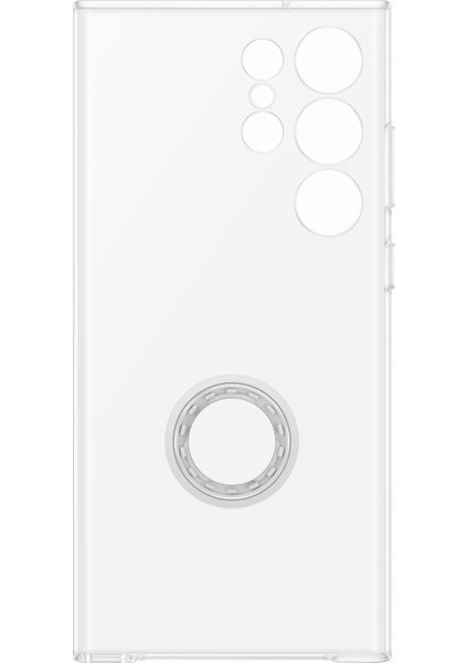 Galaxy S23 Ultra Standlı Halkalı Kılıf - Şeffaf fiyatları
