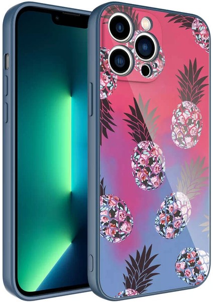 Apple iPhone 13 Pro Max Kılıf Kamera Korumalı Desenli Sert Silikon Epoksi Kapak No3 Telefon Kılıfı