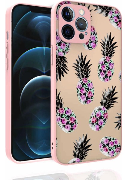 Apple iPhone 12 Pro Max Kılıf Desenli Kamera Korumalı Parlak Nora Kapak No1 Telefon Kılıfı