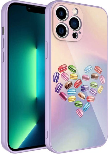 Apple iPhone 13 Pro Max Kılıf Kamera Korumalı Desenli Sert Silikon Epoksi Kapak No1 Telefon Kılıfı