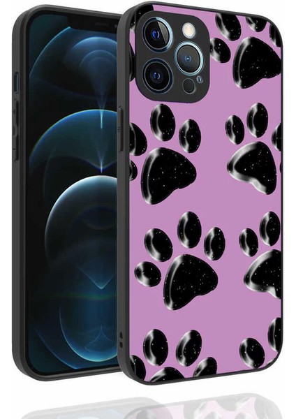 Apple iPhone 12 Pro Max Kılıf Desenli Kamera Korumalı Parlak Nora Kapak No3 Telefon Kılıfı