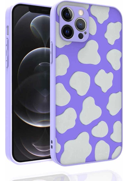 Apple iPhone 12 Pro Kılıf Desenli Kamera Korumalı Parlak Nora Kapak No6 Telefon Kılıfı