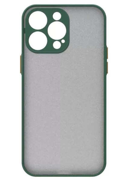 Apple iPhone 14 Pro Max Kılıf Hux Kapak Koyu Yeşil Telefon Kılıfı