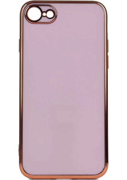 Apple iPhone Se 2020 Kılıf Bark Kapak Lila Telefon Kılıfı