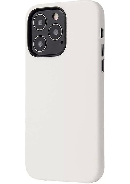 Apple iPhone 13 Pro Max Kılıf Eyzi Kapak Beyaz Telefon Kılıfı