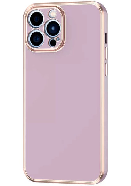 Apple iPhone 13 Pro Max Kılıf Bark Kapak Lila Telefon Kılıfı