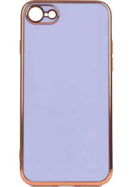 Apple iPhone 7 Kılıf Bark Kapak Mor Telefon Kılıfı