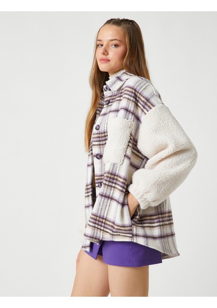 Oduncu Gömlek Ceket Oversize Detaylı Cepli Düğmeli fiyatları