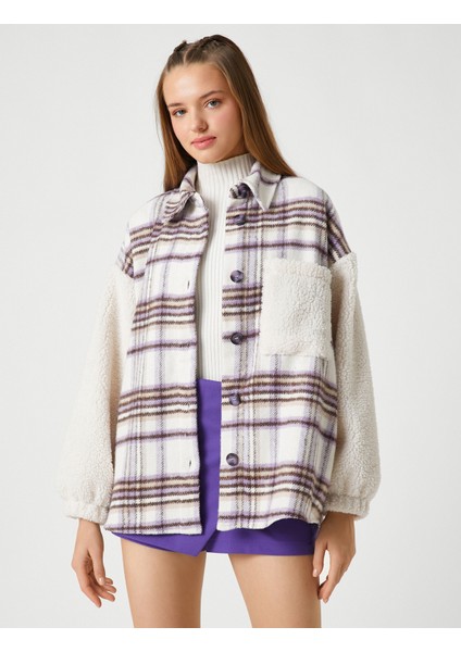 Oduncu Gömlek Ceket Oversize Detaylı Cepli Düğmeli fırsatları