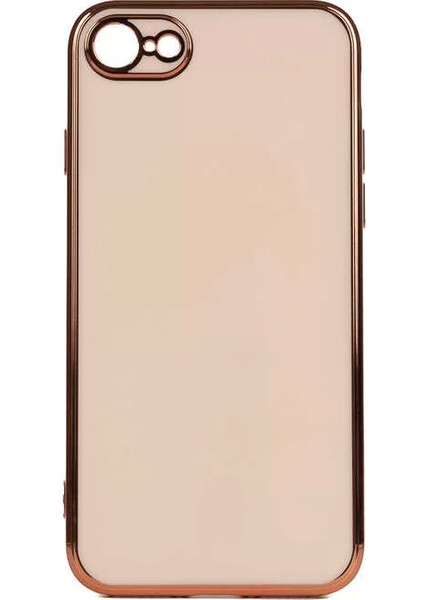 Apple iPhone 7 Kılıf Bark Kapak Rose Gold Telefon Kılıfı