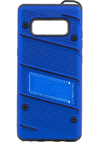 Samsung Galaxy Note 8 Kılıf Iron Kapak Mavi Telefon Kılıfı