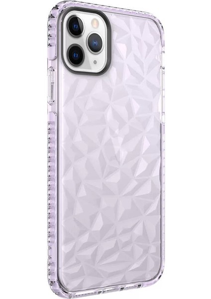 Apple iPhone 11 Pro Max Kılıf Buzz Kapak Mor Telefon Kılıfı