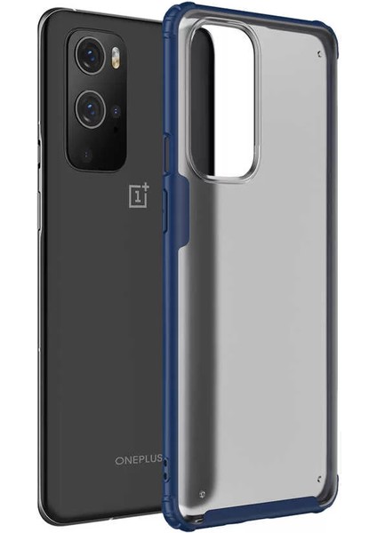 One Plus 9 Pro Kılıf Volks Darbe Korumalı Buzlu Kapak Lacivert Telefon Kılıfı