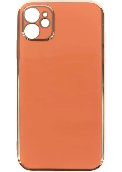 Apple iPhone 11 Kılıf Bark Kapak Kahverengi Telefon Kılıfı