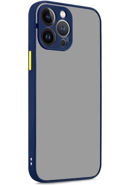 Apple iPhone 13 Pro Max Kılıf Hux Kapak Lacivert Telefon Kılıfı