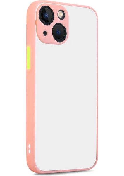 Apple iPhone 13 Kılıf Hux Kapak Pembe Telefon Kılıfı