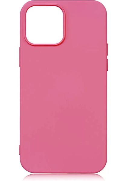 Apple iPhone 13 Pro Max Kılıf Lsr Lansman Kapak Pembe Koyu Telefon Kılıfı