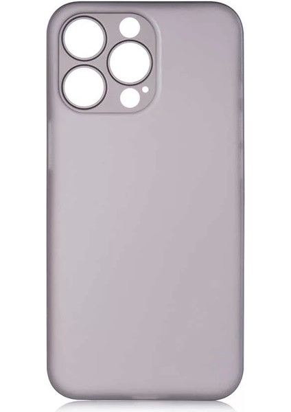 Apple iPhone 13 Pro Max Kılıf 1.kalite Pp Kapak Füme Telefon Kılıfı