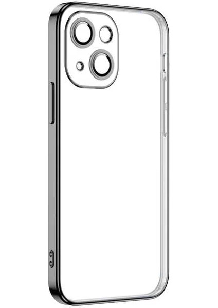 Apple iPhone 13 Mini Kılıf Krep Kapak Siyah Telefon Kılıfı