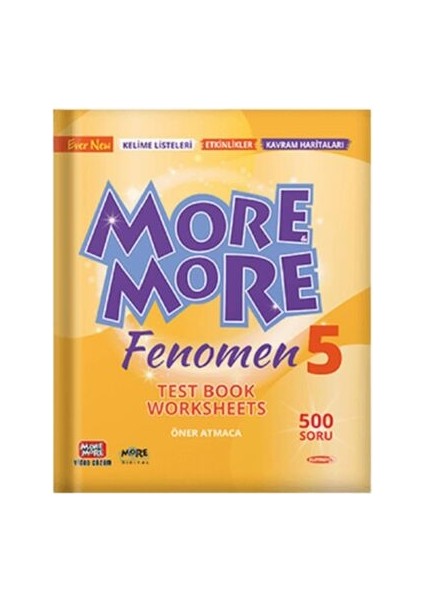 Kurmay Elt Yayınları 5. Sınıf More More Fenomen Test Book Worksheets 2020 DK35