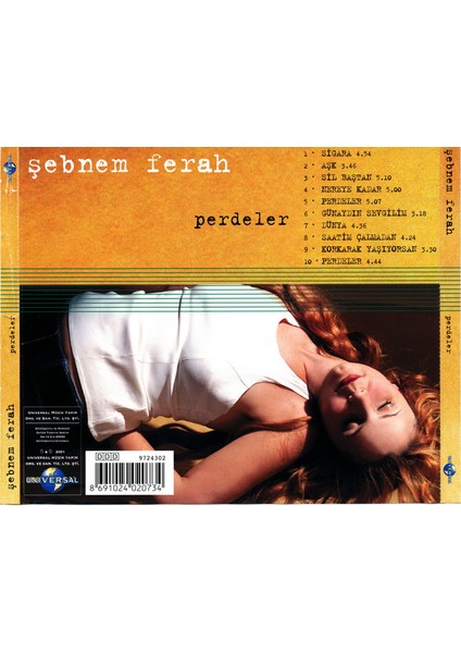Şebnem Ferah – Perdeler Cd+Vcd fiyatları