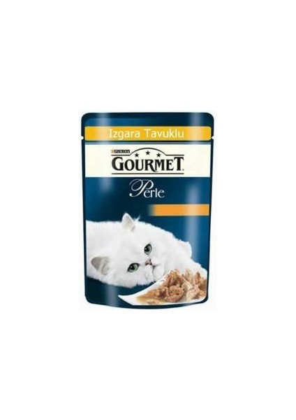 Gourmet Perle Izgara Tavuklu Yaş Kedi Maması Konserve 85 gr x 6 Adet fiyatları