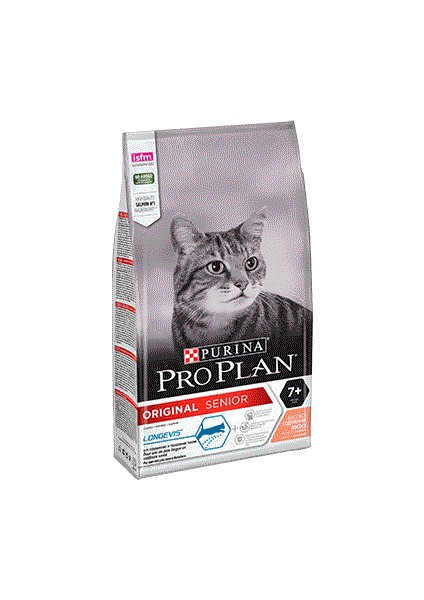 Proplan Adult 7+ Somonlu Ileri Yaşlı Kedi Maması 3 kg Orgınal Senior Longevis