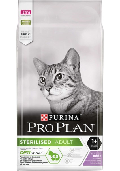 Proplan Sterilised Hindili Kısır Kedi Maması 3 kg