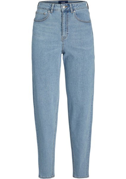 Jjxx Yüksek Bel Mom Fit Mavi Kadın Pantolon 12227293 modelleri