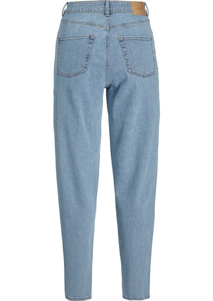Jjxx Yüksek Bel Mom Fit Mavi Kadın Pantolon 12227293 fırsatları