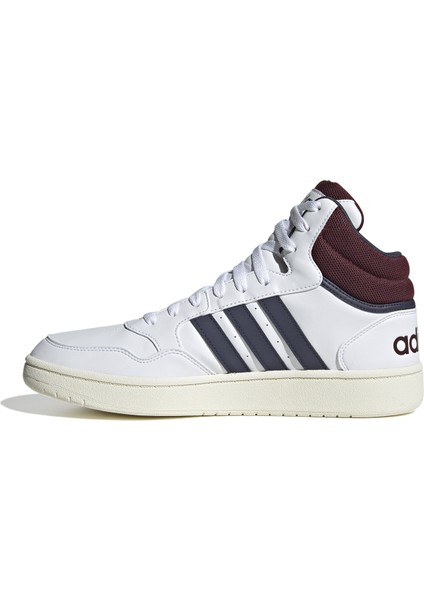 Adidas Hoops 3.0 Mıd Beyaz Erkek Spor Ayakkabı HP7895