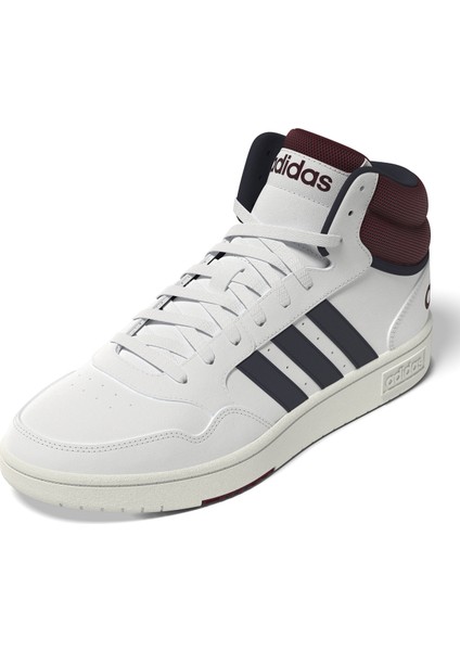 Adidas Hoops 3.0 Mıd Beyaz Erkek Spor Ayakkabı HP7895