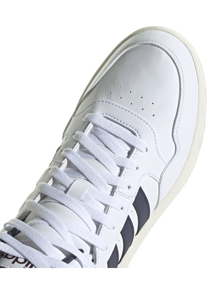 Adidas Hoops 3.0 Mıd Beyaz Erkek Spor Ayakkabı HP7895