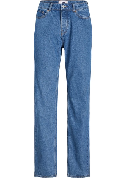 Yüksek Bel Mom Fit Mavi Kadın Pantolon 12203730 fırsatları