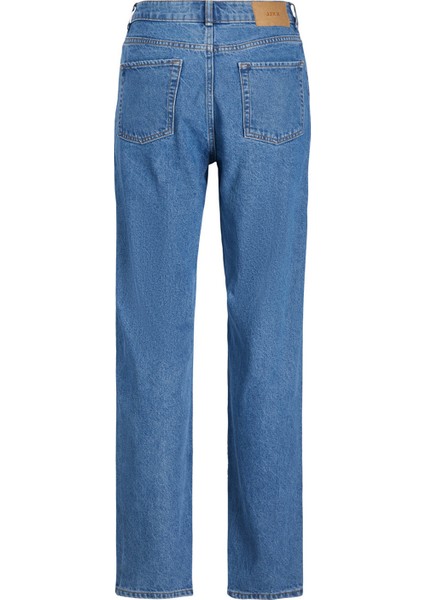 Yüksek Bel Mom Fit Mavi Kadın Pantolon 12203730 indirimleri