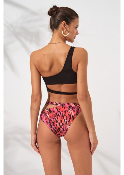 Iconic Tek Omuz Bağlamalı Bikini Takım Blush 231227-D fiyatları