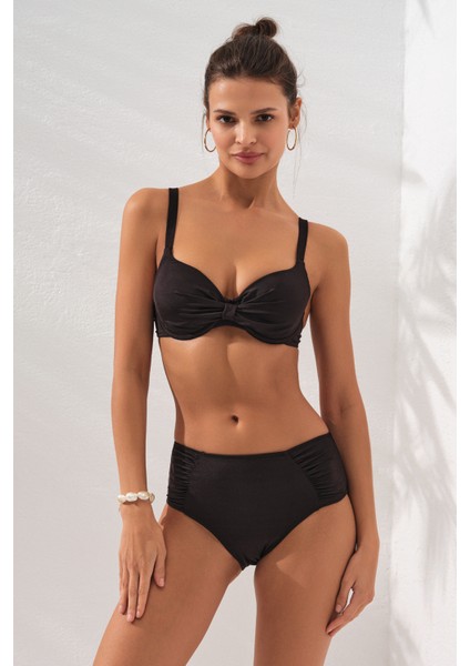 Gınger Balenli Kaplı Bikini Takım SIYAH231235 fırsatları